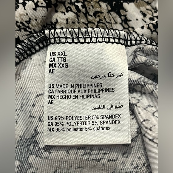 INC International Concepts Animal Print Zip Detail Shirt Women's Top Size XXL - Picture 14 of 16